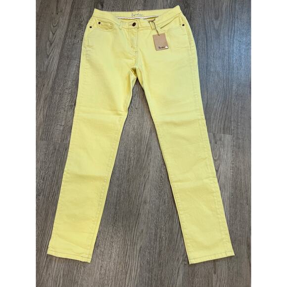 Boden Yellow Skinny Jeans with Smooth Finish - Picture 1 of 6